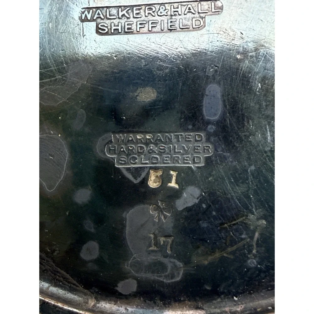 Walker and Hall Sheffield antique silver